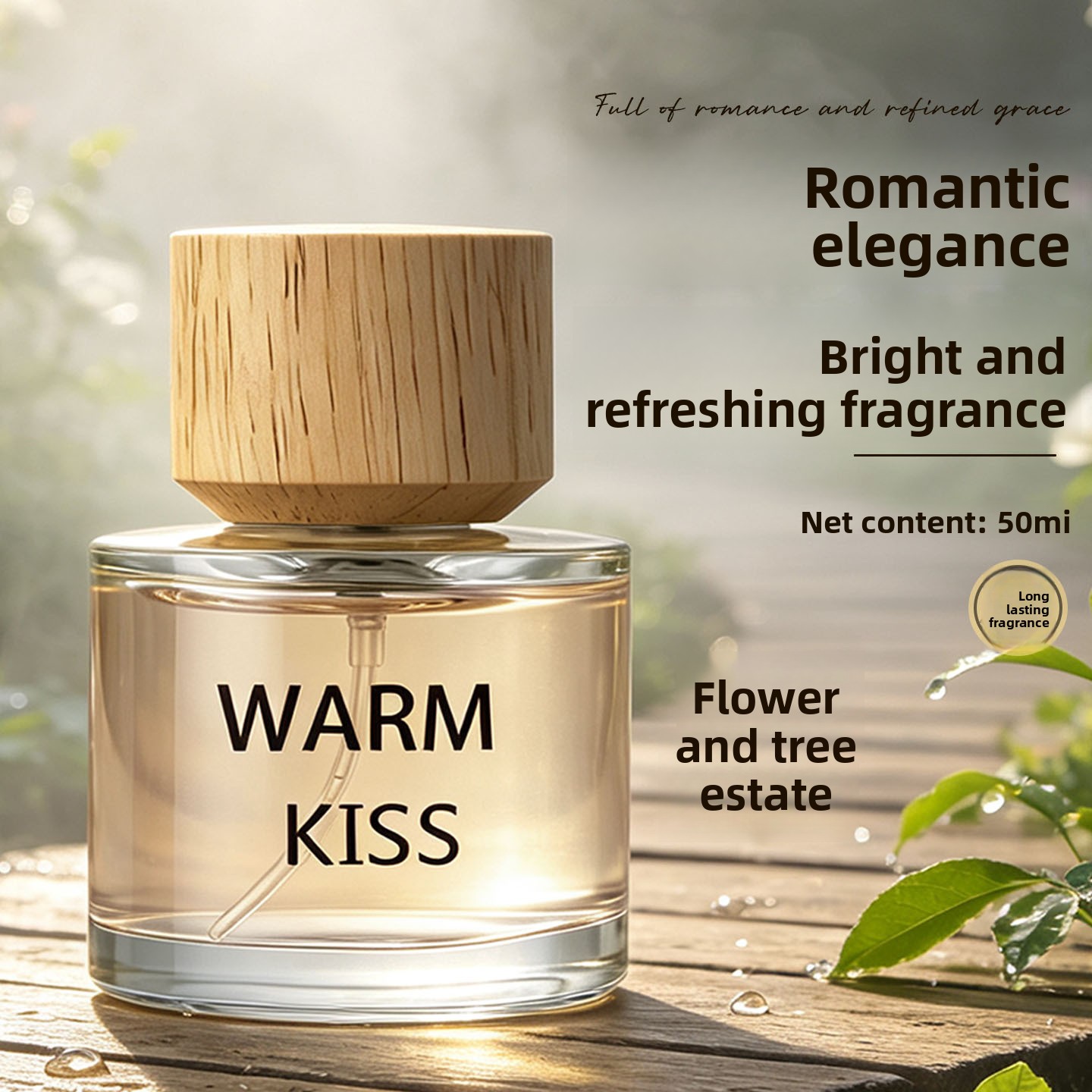 Fragrance Perfume Note - WARM KISS Parfum Wanita Desain Tutup