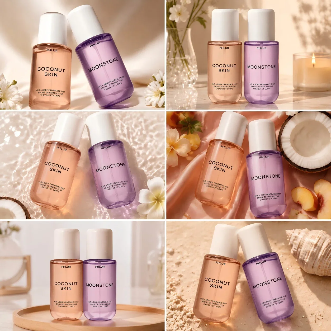 Perfume Fragrance Free - PHLUR Coconut Skin & Moonstone Hair