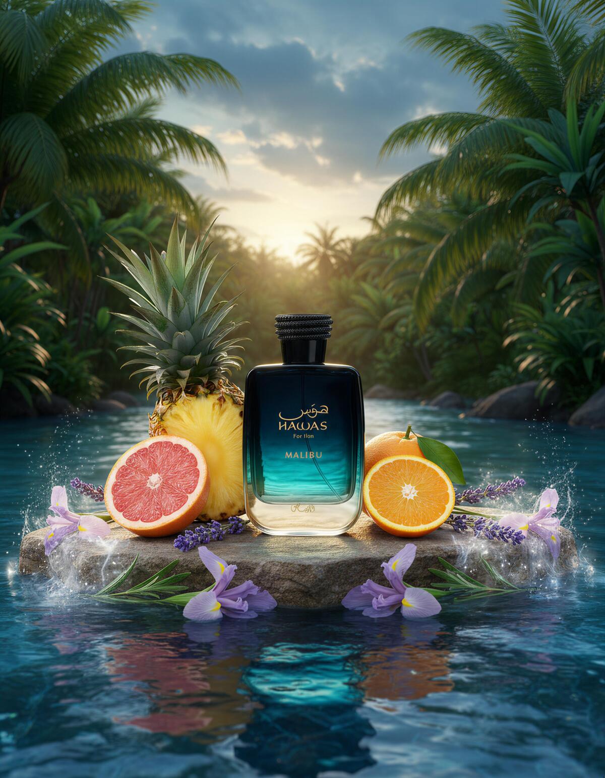 Rasasi Hawas Malibu For Him ED - Fragrance Perfume Note ulasan dan harga