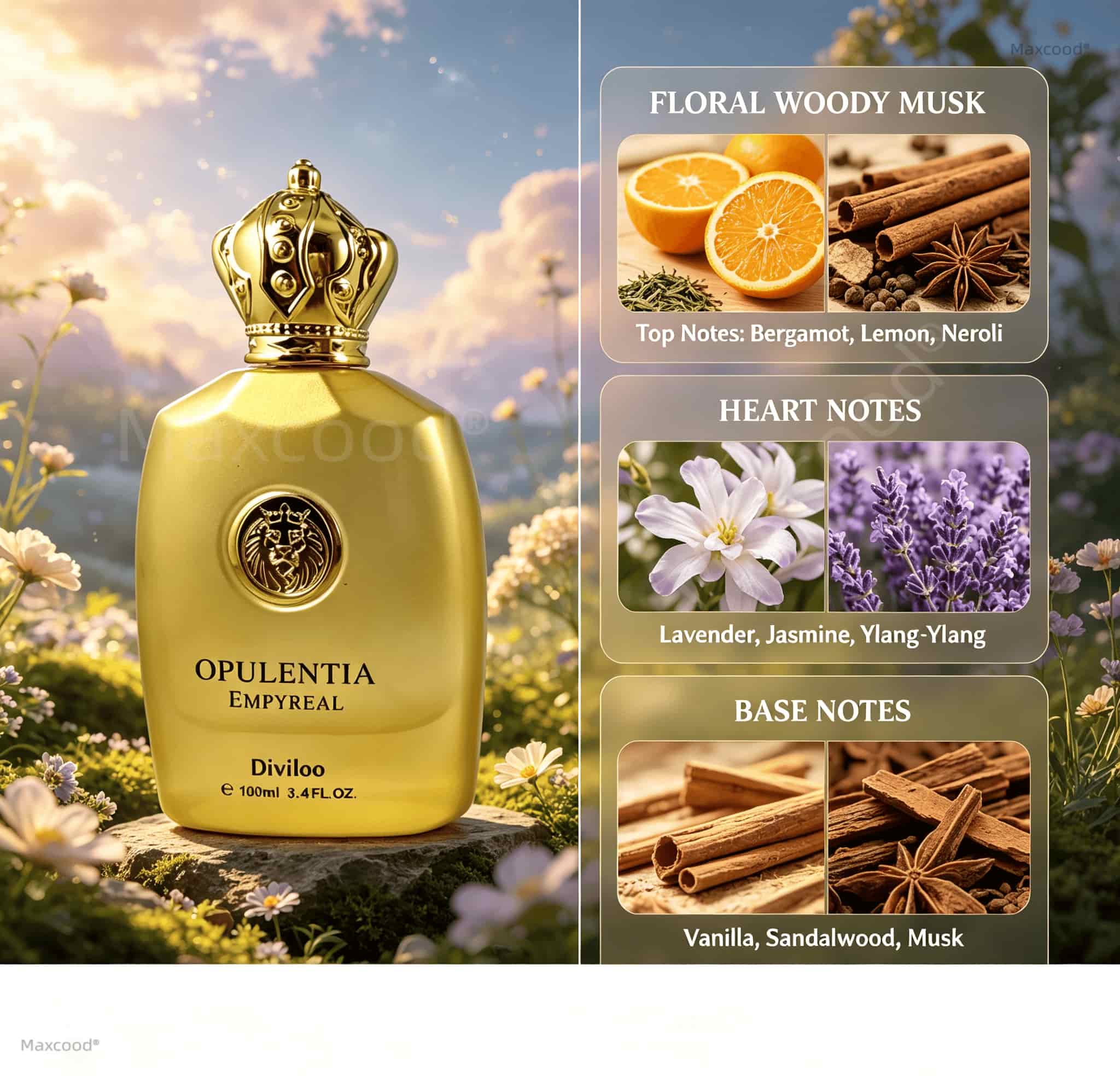 Aroma Bunga, Kayu, dan Musk Pa - Fragrance Perfume Note ulasan dan harga